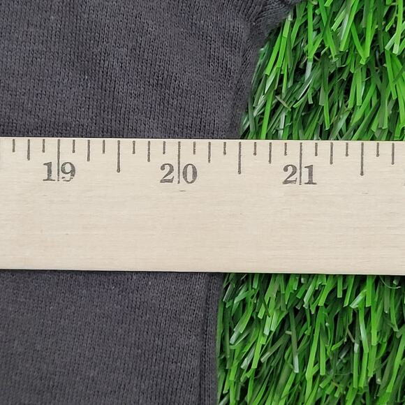 Virginia Tech Hokies Zip Hoodie Small 20x22 Baggy Black Gray - Picture 5 of 15